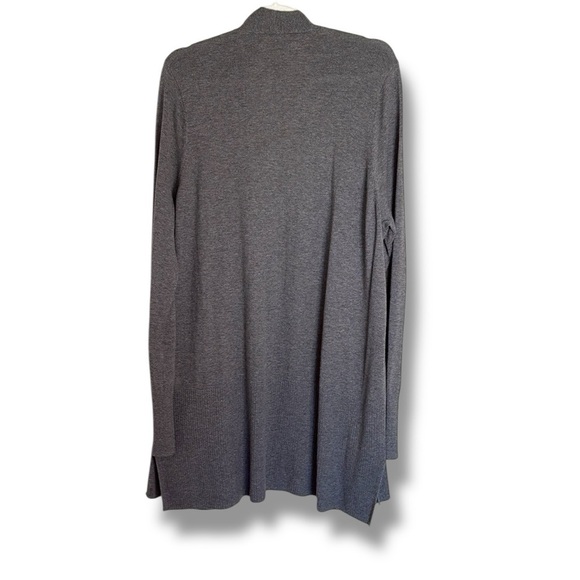 Abercrombie & Fitch Gray Long Line Open Cardigan Size XL - Picture 5 of 5
